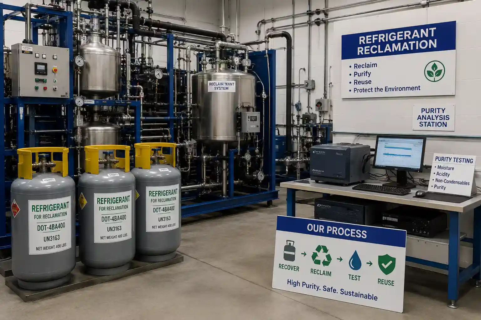 Industrial Refrigerant Reclamation Facility