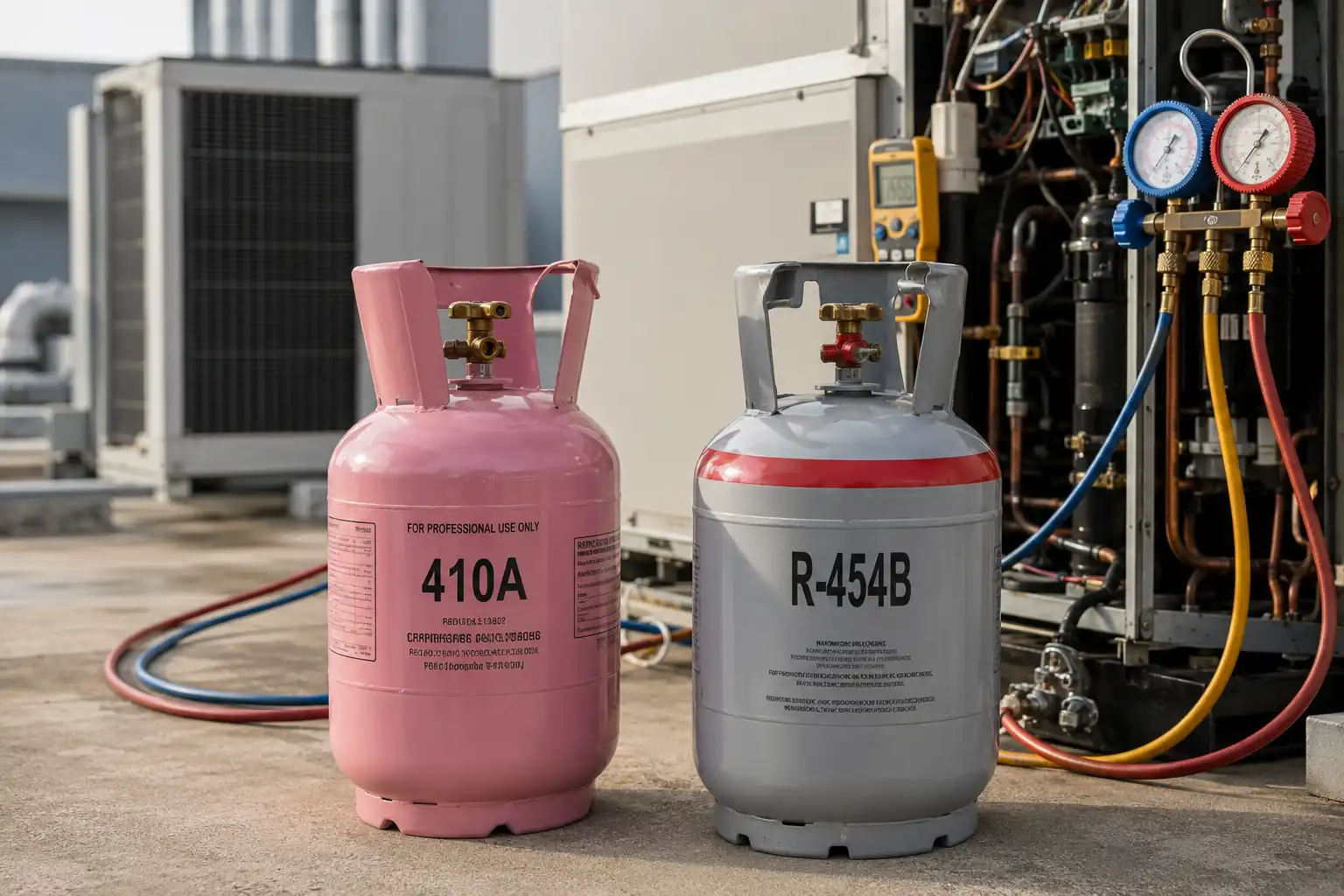 R-410A to R-454B