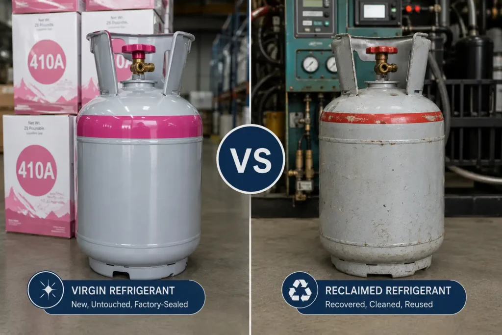 Virgin vs Reclaimed Refrigerant